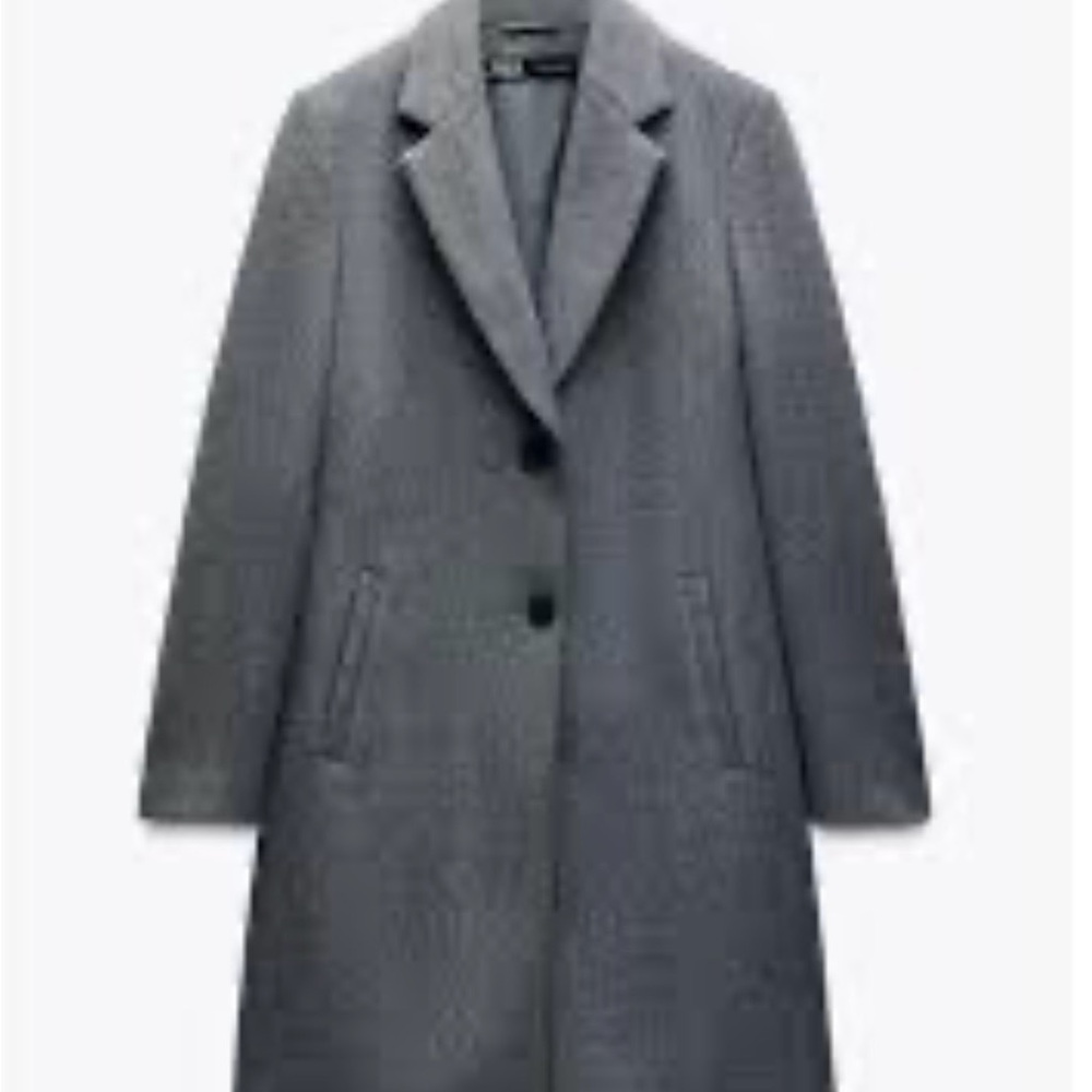 Zara Women's Charcoal Trench Coat